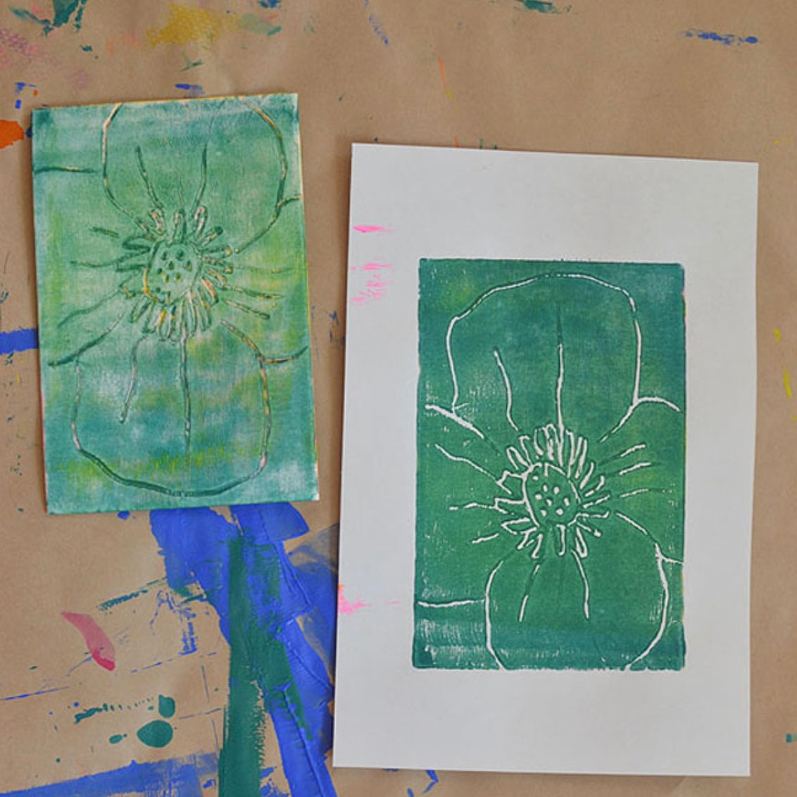 Roll 'n' Print Foam Workshop (Ages 5-12) Monday, August 4th 2-4pm