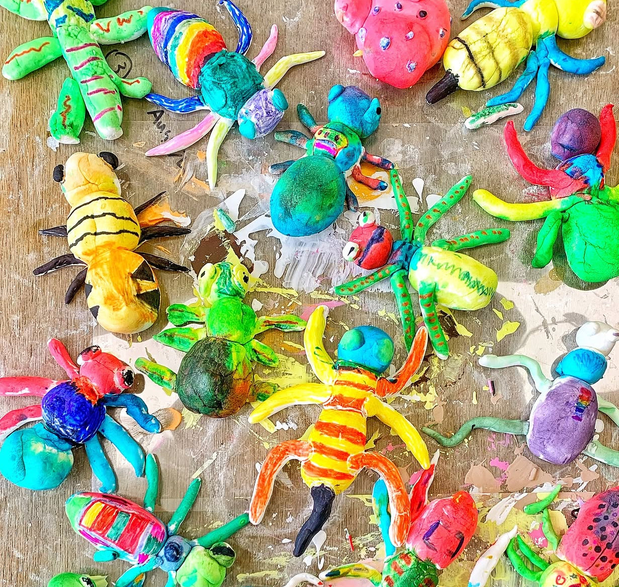Let’s make bugs! (Ages 6-10) TUES AUG 11TH 10AM-12PM