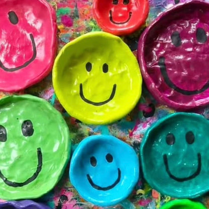 Smiley Pinch Pots (Ages 6-10) FRI AUG 21ST 10AM-12PM
