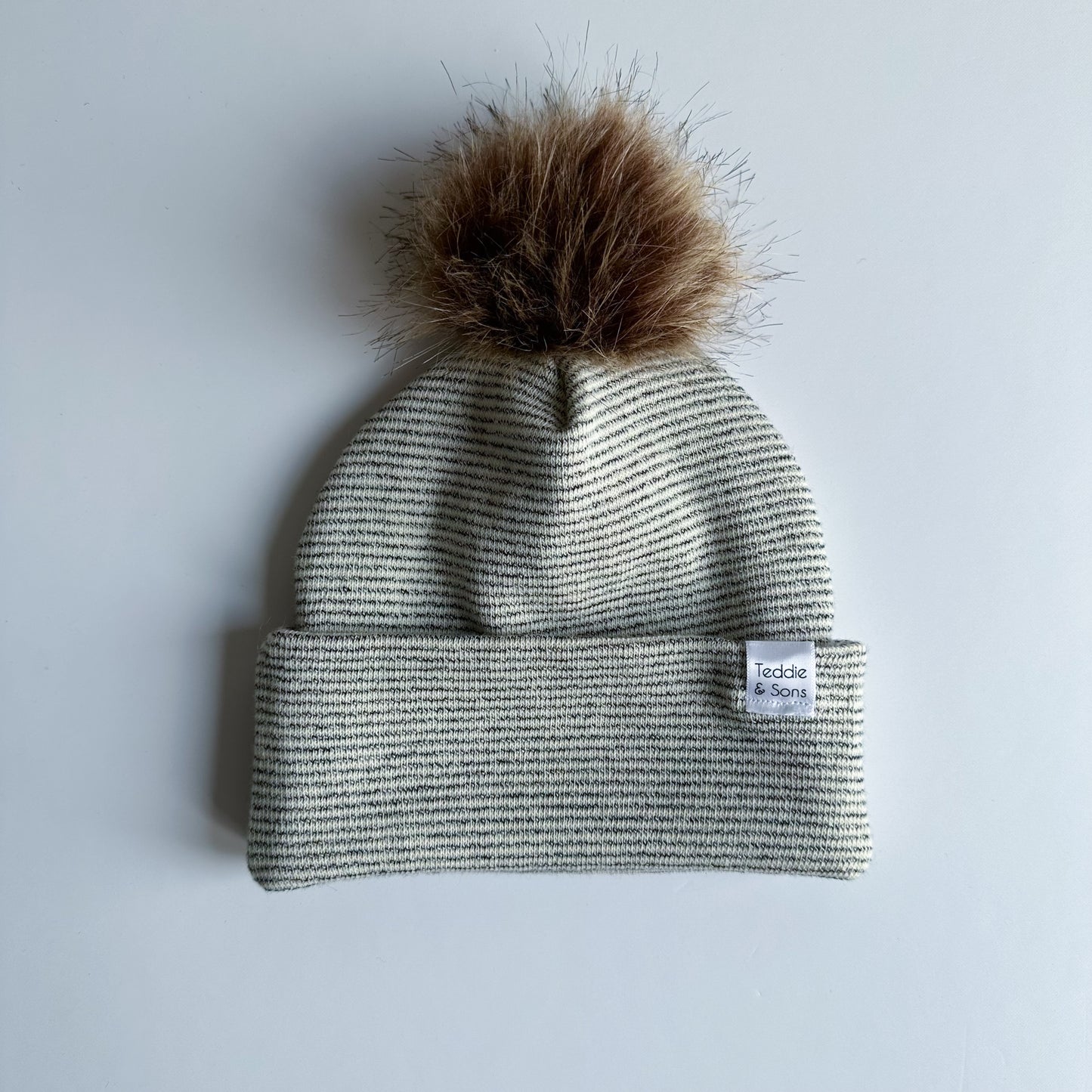 Salt & Pepper Classic Knit Pom Beanie