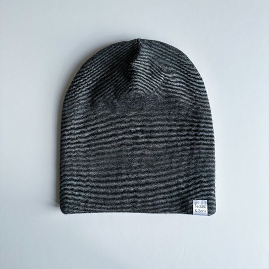 Charcoal Classic Knit Beanie