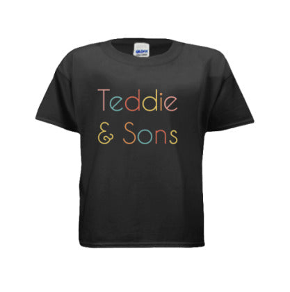 Youth Teddie & Sons Black T-Shirt