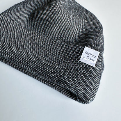 Charcoal Classic Knit Beanie