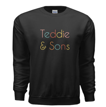 Adult Teddie & Sons Black Crew