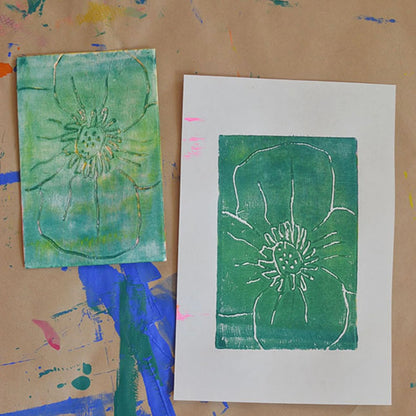 Roll 'n' Print Foam Workshop (Ages 5-12) Monday, August 4th 2-4pm