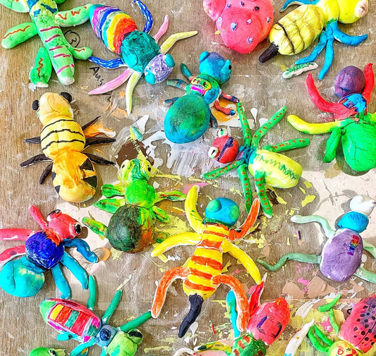 Let’s make bugs! (Ages 6-10) TUES AUG 11TH 10AM-12PM