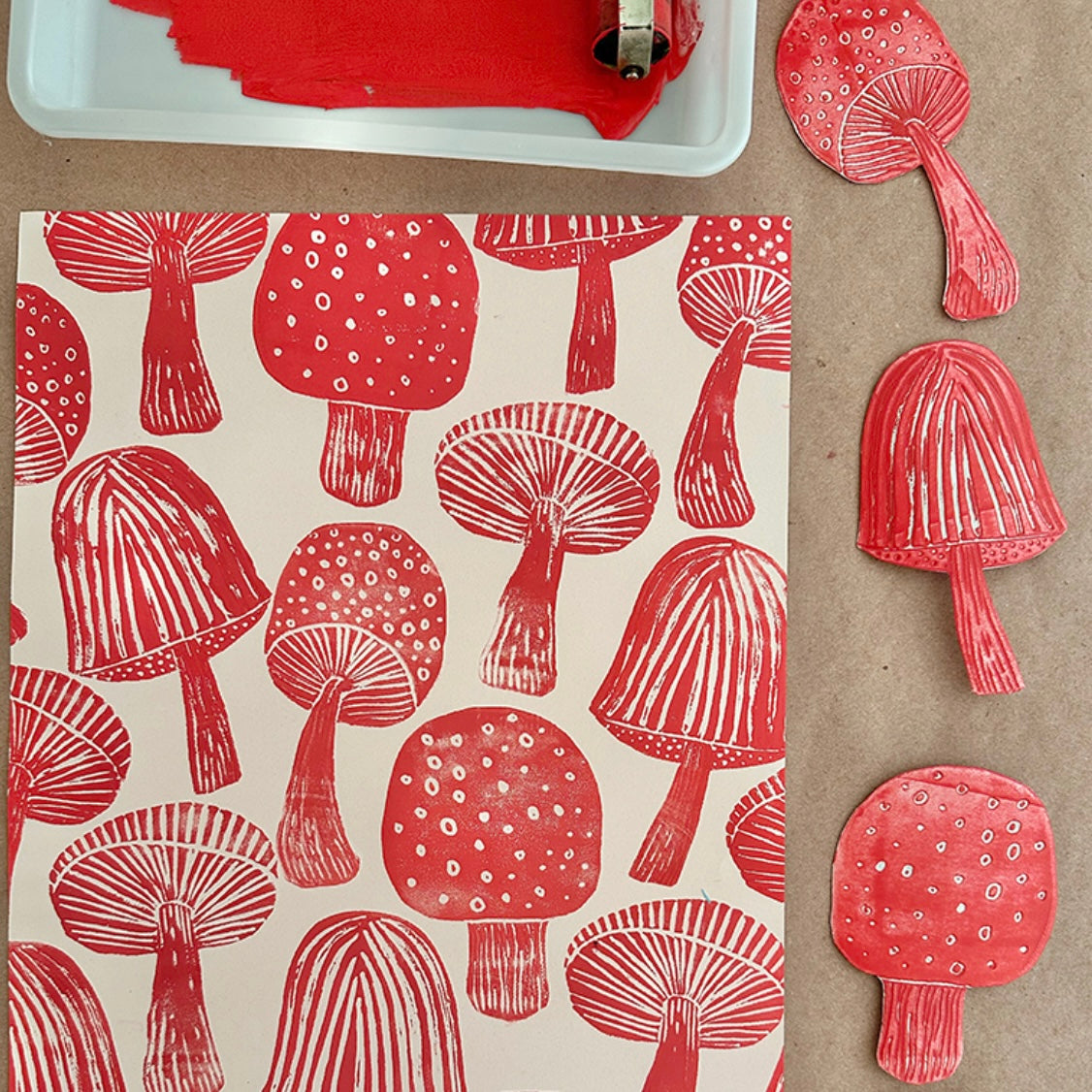 Roll 'n' Print Foam Workshop (Ages 5-12) Monday, August 4th 2-4pm