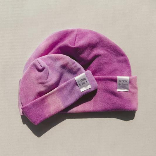 Purple Tie Dye Beanie